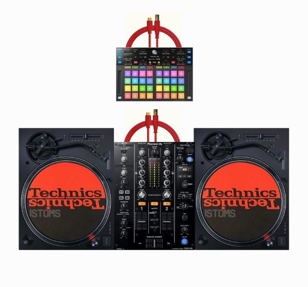 Pioneer/Technics Pro DJ Bundle - 2 New Technics SL-1200MK7