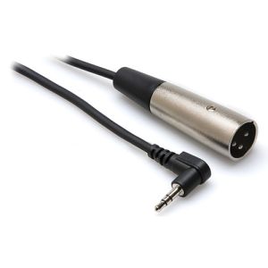 Hosa  Stereo 3.5mm Mini Right-Angle Male to XLR Male Cable (10')