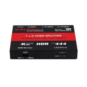 CALRAD 1 x 2 HDMI Splitter 4K x 2K 30\60hz Ultra HD, HDR, 4:4:4