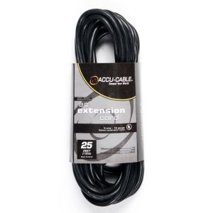 Accu-Cable EC-163-25 16 Gauge 25Ft. Power Extension Cable