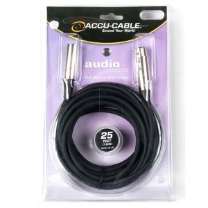 Accu-Cable XL-25 25Ft. XLR Cable