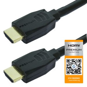 Calrad 55-668-PR-10 Premium HDMI Type A Male to HDMI Type A Male High Speed Cable, 4K Ultra HD, 10 Ft  
