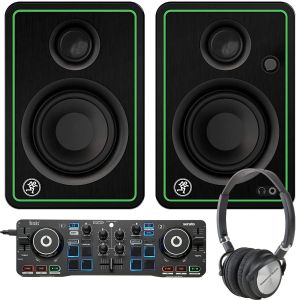 Hercules DJ Controller with Monitors and Headphone