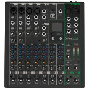 Mackie ProFX10v3+ 10-Channel Analog Mixer with Enhanced FX, USB Recording Modes and Bluetooth