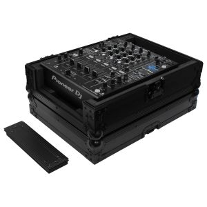Odyssey Universal Black 12″ Format DJ Mixer Flight Case with Extra Deep Rear Cable Compartment 