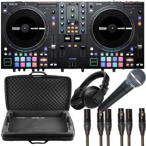 Rane DJ Controller with Headphone, Microphone, Case and Cables