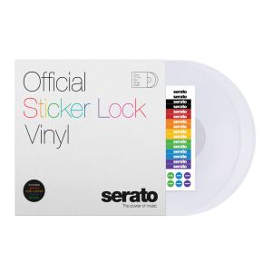 Serato 12" Control Vinyl - Clear Sticker Lock (Pair)