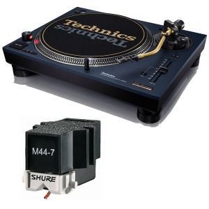 Technics Blue SL1200M7 50th Anniversary Edition Turntable with Shure M447 Pre-Mounted to Technics Headshell