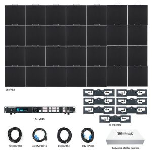 ADJ VS2 7X4 Video Wall System Package (28 Pieces)